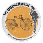 The Amazing Bicycle Dinner Plate (Front)