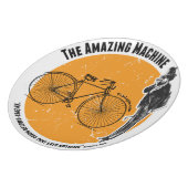The Amazing Bicycle Dinner Plate (Left Side)