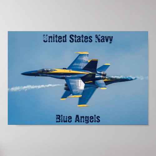 The Amazing Blue Angels Poster