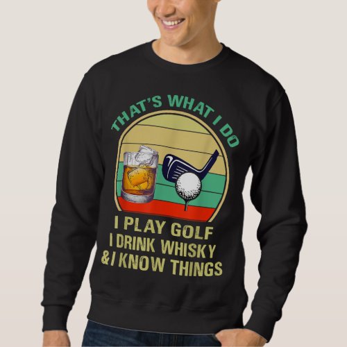 The Amazing Golf Ball Whacker Guy Sweatshirt