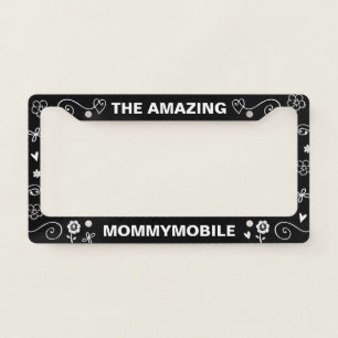 The Amazing Mommymobile Cool Mom Custom License Plate Frame