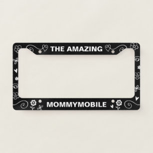 The Amazing Mommymobile   Cool Mom Custom License Plate Frame