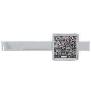 The Amazing Names Of Jesus Christ Silver Finish Tie Bar