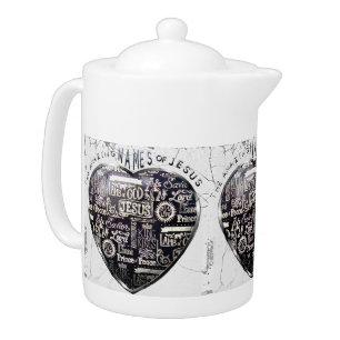 The Amazing Names Of Jesus Christ Teapot