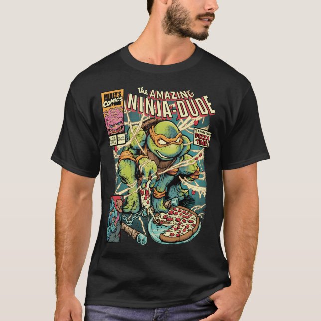 The Amazing Ninja Dude vintage T-Shirt (Front)
