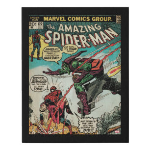 The Amazing Spider-Man Comic #122 Faux Canvas Print