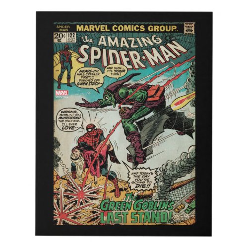 The Amazing Spider_Man Comic 122 Panel Wall Art