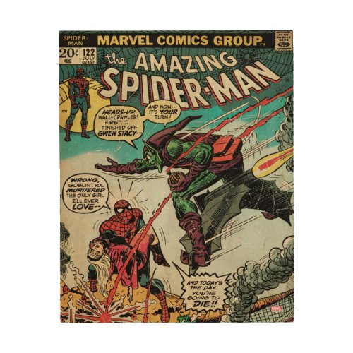 The Amazing Spider_Man Comic 122 Wood Wall Art