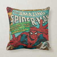 The Amazing Spider-Man Comic #186 Throw Pillow