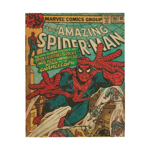The Amazing Spider_Man Comic 186 Wood Wall Art