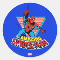 The Amazing Spider-Man Graphic Classic Round Sticker