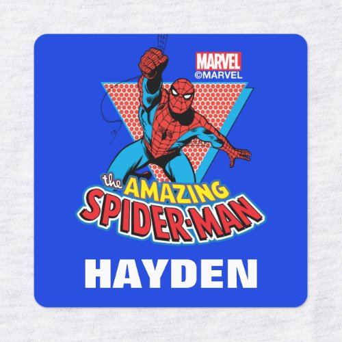 The Amazing Spider_Man Graphic Kids Labels
