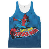 The Amazing Spider-Man Logo All-Over-Print Tank Top (Front)