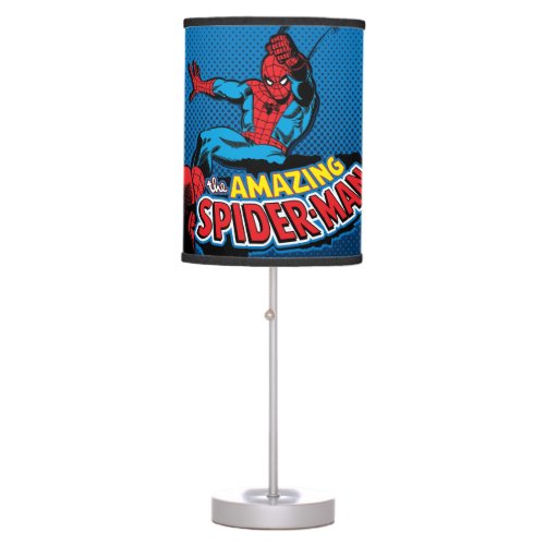 The Amazing Spider_Man Logo Table Lamp