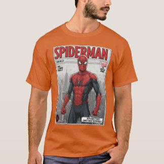 The Amazing SpiderMan Comic Bookribute Design fami T-Shirt