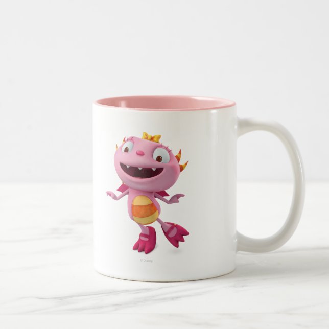 The Amazing Summer Hugglemonster Two-Tone Coffee Mug (Right)