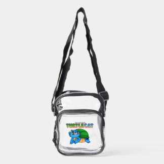 The Amazing Turtlecat Clear Crossbody Bag