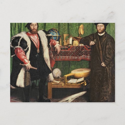 The Ambassadors 1533 Postcard