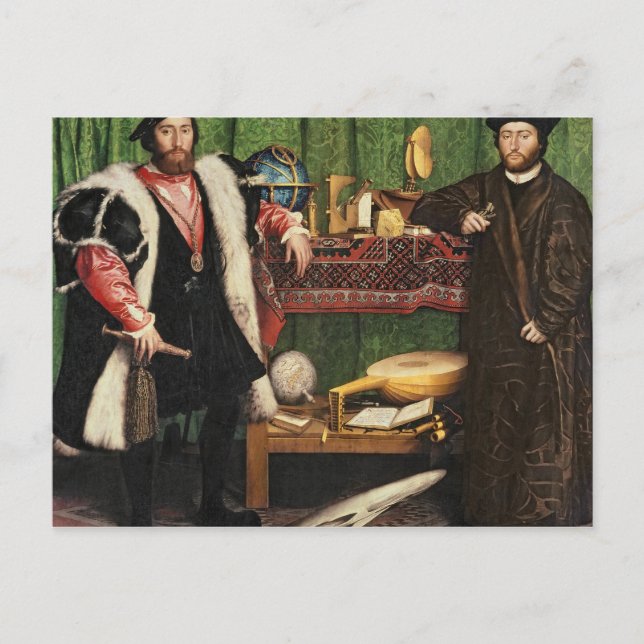 The Ambassadors, 1533 Postcard (Front)