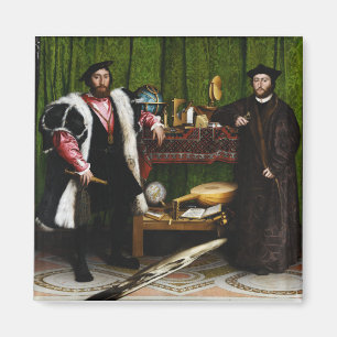 The Ambassadors by Hans Holbein the Younger Magnet