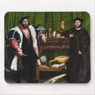 The Ambassadors by Hans Holbein the Younger Mouse Pad