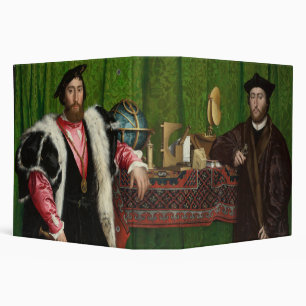 The Ambassadors, Holbein the Younger 3 Ring Binder
