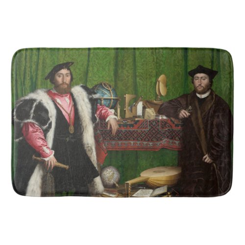 The Ambassadors Holbein the Younger Bath Mat