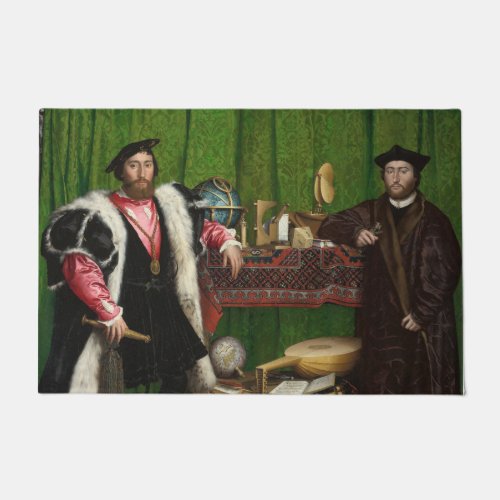 The Ambassadors Holbein the Younger Doormat