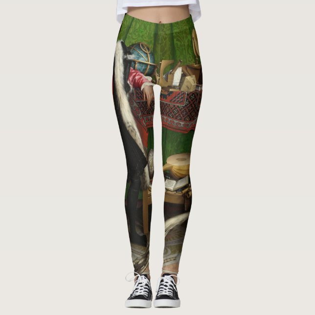 The Ambassadors, Holbein the Younger Leggings (Front)