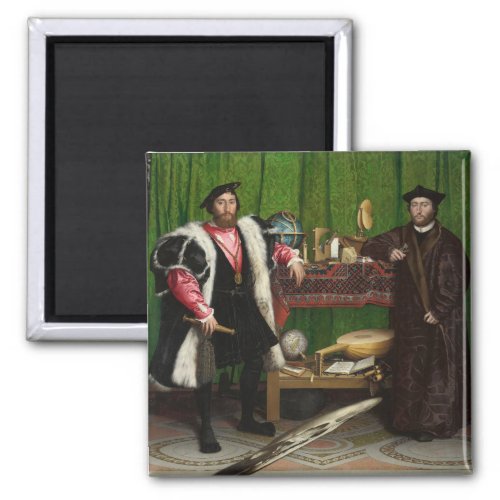 The Ambassadors Holbein the Younger Magnet