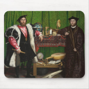 The Ambassadors, Holbein the Younger Mouse Pad