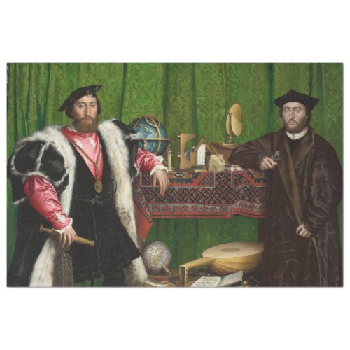 The Ambassadors Holbein the Younger Tissue Paper