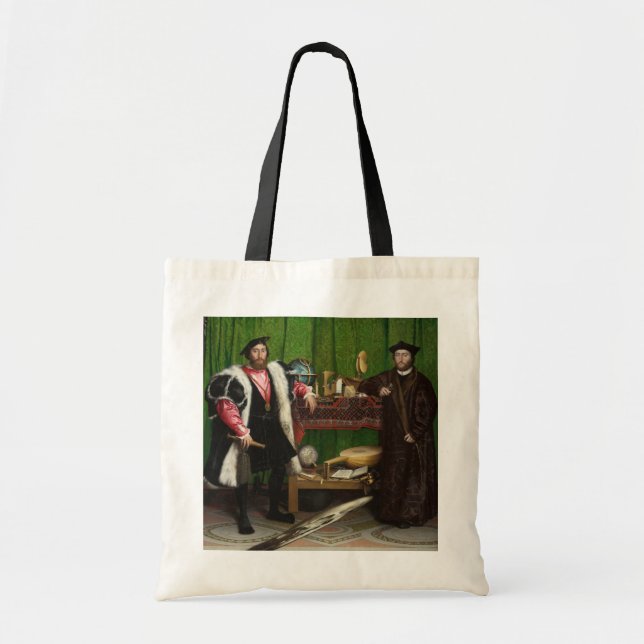 The Ambassadors, Holbein the Younger Tote Bag (Front)