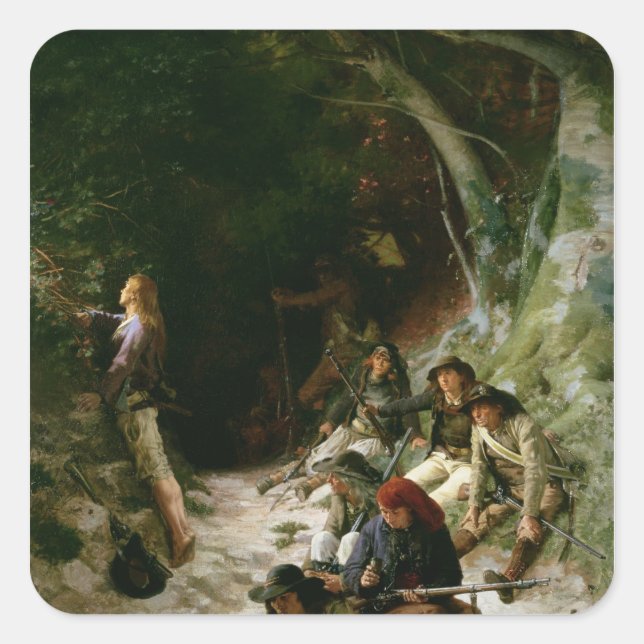 The Ambush Square Sticker (Front)