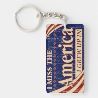 The America I Grew Up In Keychain