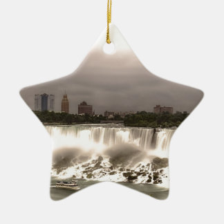 The American and Veil Falls Ceramic Ornament