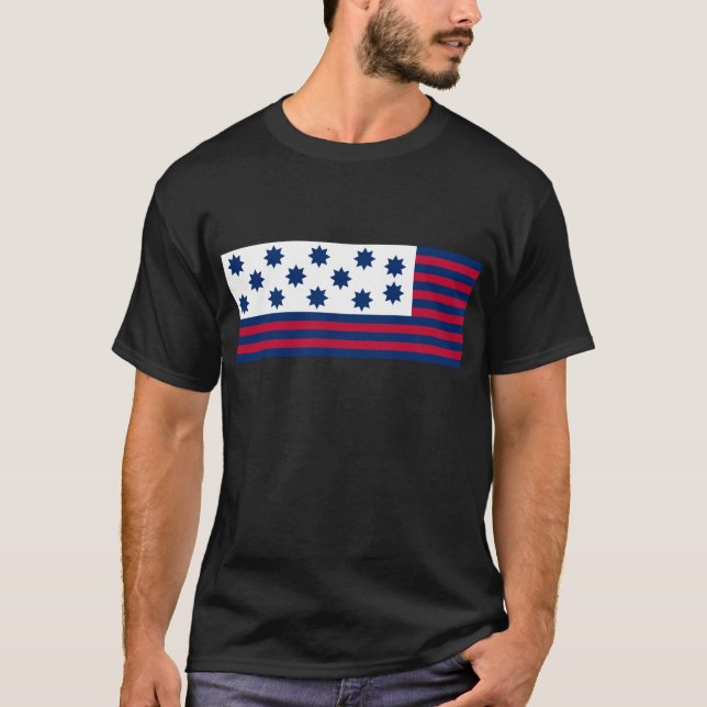 The American Battle of Guilford Courthouse Flag T-Shirt (Front)