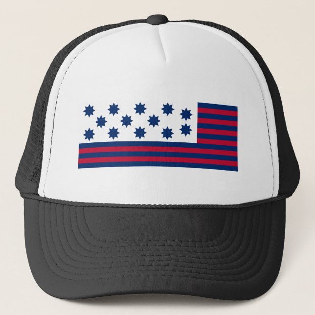 The American Battle of Guilford Courthouse Flag Trucker Hat (Front)