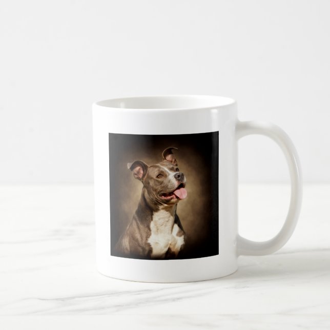 The American Blue Pit-Bull Coffee Mug (Right)