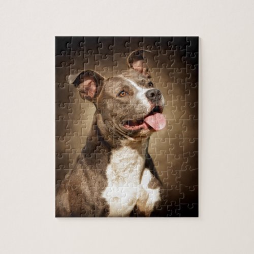 The American Blue Pit_Bull Jigsaw Puzzle