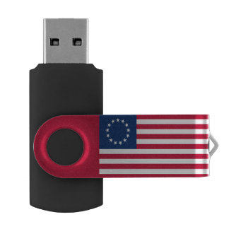 The American Circle Flag by Betsy Ross Flash Drive