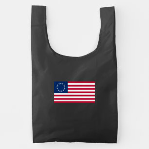 The American Circle Flag by Betsy Ross Reusable Bag