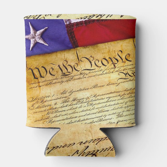 The American Constitution Can Cooler (Back)