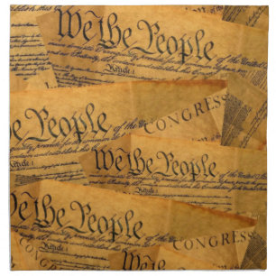 The American Constitution Cloth Napkin