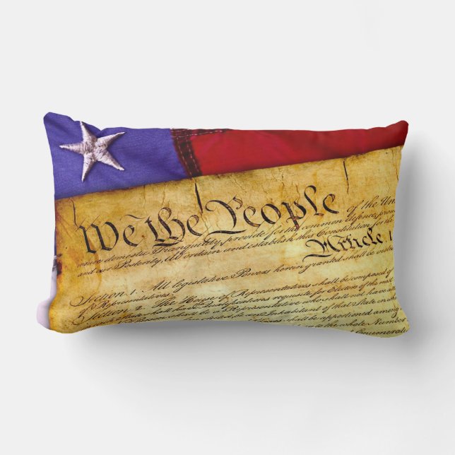 The American Constitution Lumbar Pillow (Front)