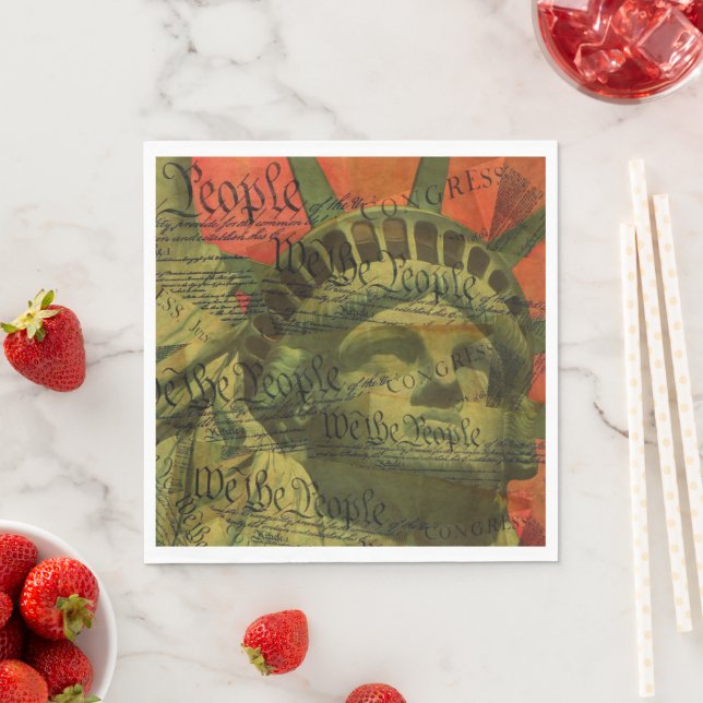 The American Constitution Napkins (Insitu)