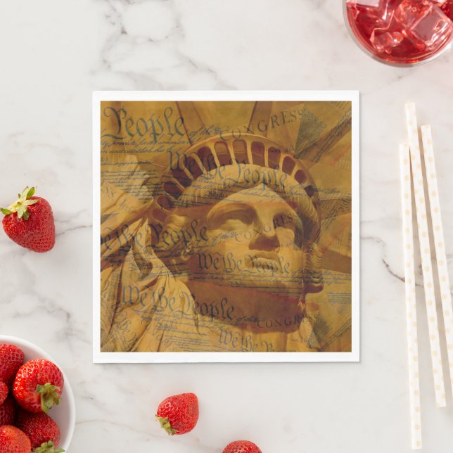 The American Constitution Napkins (Insitu)