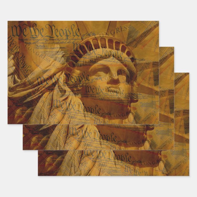 The American Constitution Wrapping Paper Sheets (Set)