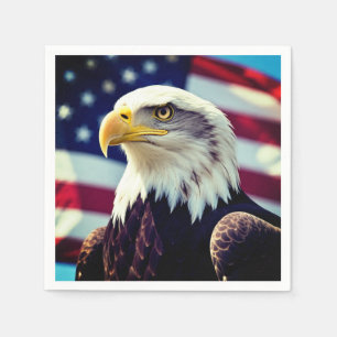 The American Eagle – Vintage Emblem of the Nation Napkins