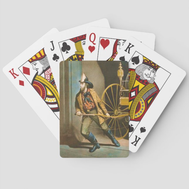 The American Firefighter Style 2 Poker Cards (Back)